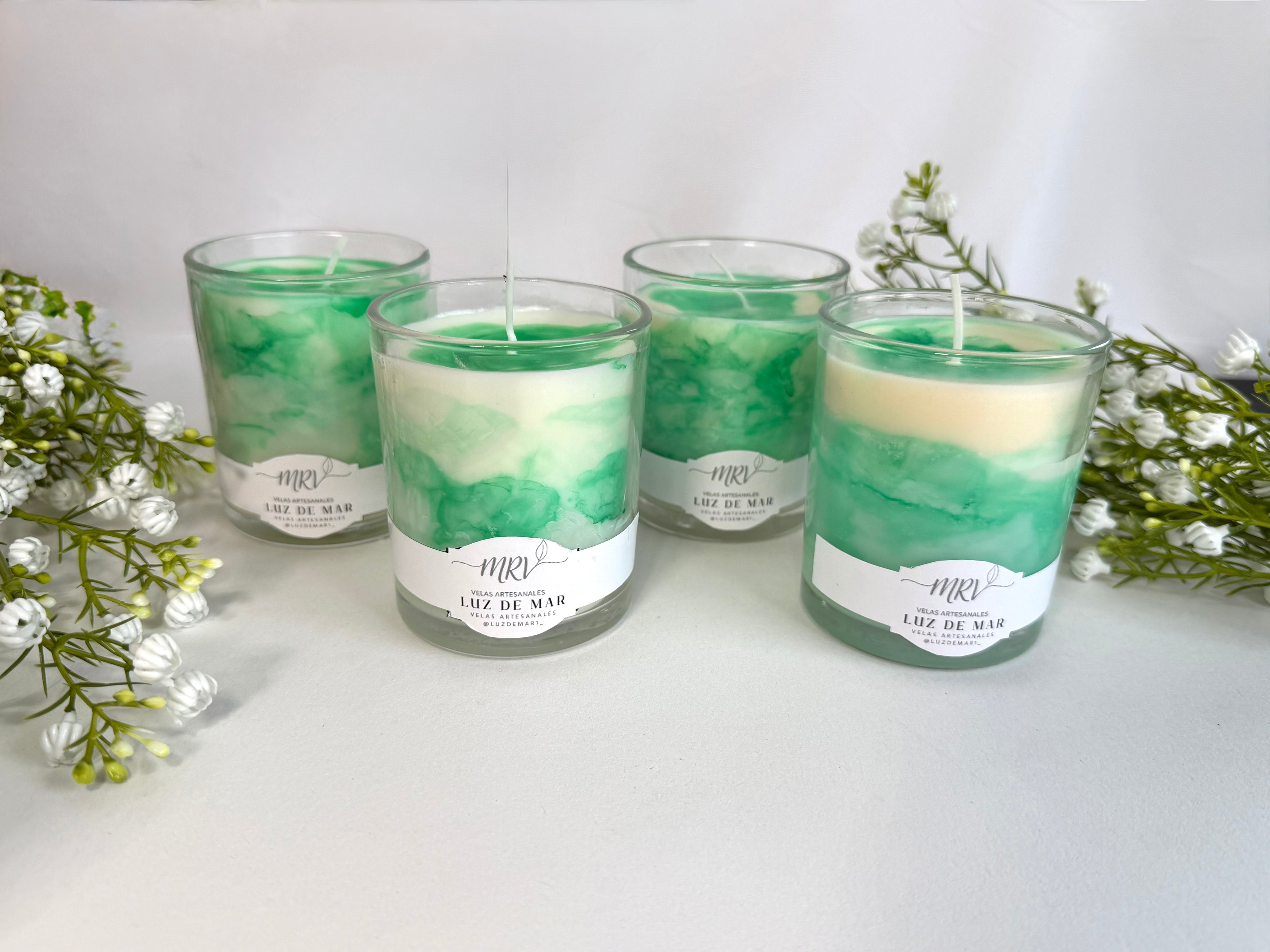 Vela Acuarela Menta