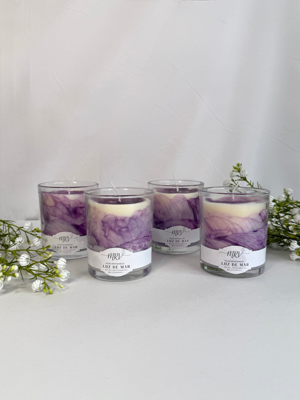 Vela Acuarela Lavanda y Vainilla